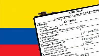 Апостиль на документы для Эквадора