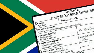 Апостиль на документы для Южно-Африканской республики (ЮАР)